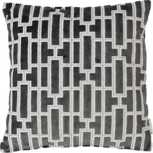 Coussin Zuiver Scape 45x45cm – Noir et blanc