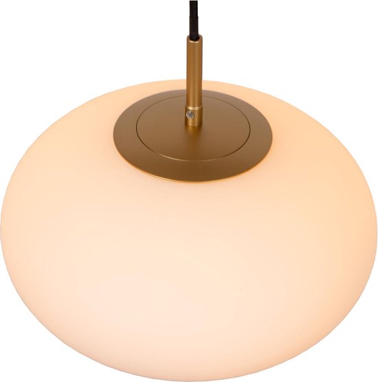 Lucide ELYSEE - Lampe suspendue - 3xE27 - Opale