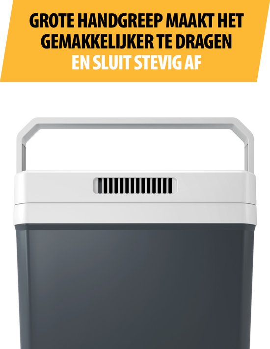 Tristar KB-7524 - Boîte réfrigérante 24 litres - Thermoélectrique - Chargeur de voiture 12V Prise 230V - Refroidit et réchauffe