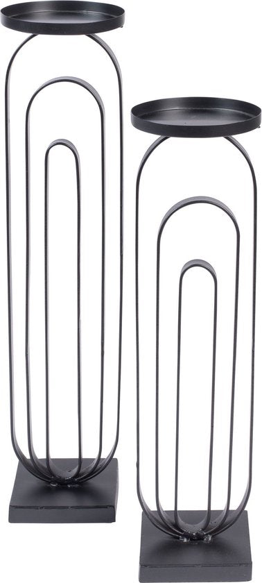 Dutchbone Proa Chandelier Noir M