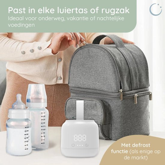 Numsy Velmi chauffe-biberon très portable - sans fil - 4 adaptateurs inclus