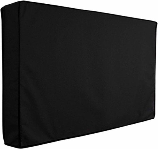 Alpina Outdoor housse de télévision - 81x58x11.5 cm - hydrofuge et antisalissure - noir