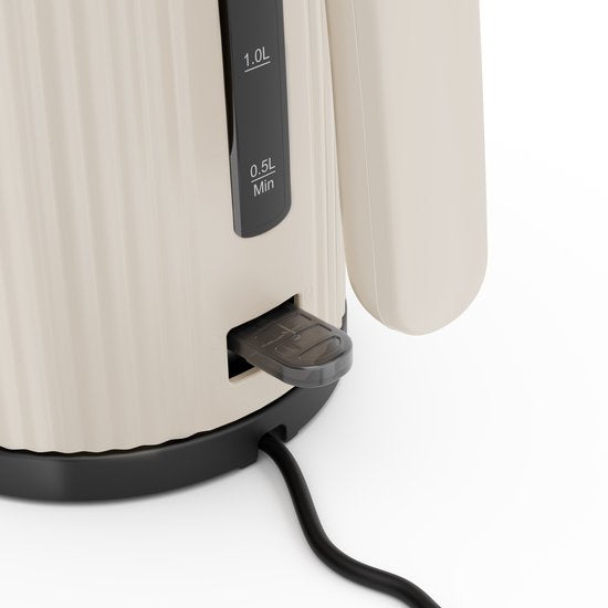 Bouilloire Princesse Wave 236048 - Rétro - 1,7 litres - 2200W - Beige