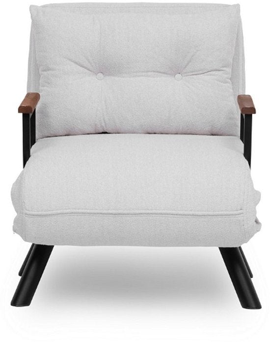 Asir - Canapé lit - Canapé lit - 1 place - Crème