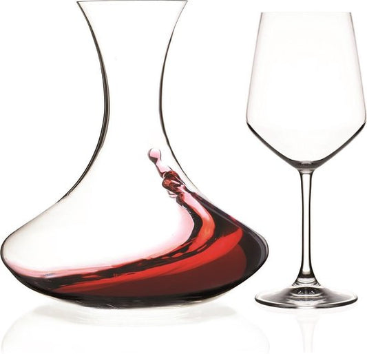 RCR Carafe Universe avec 6 verres - ON = OP