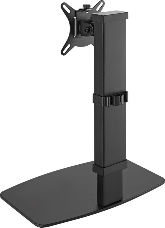 Support de moniteur réglable en hauteur - moniteur orientable, inclinable et rotatif