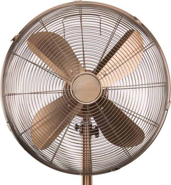 Tristar VE-5971 - Ventilateur trépied rétro - Ø 40 cm - Finition cuivre