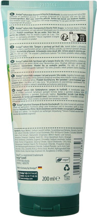 Kneipp Little Dragon Shampooing et gel douche - 200ML