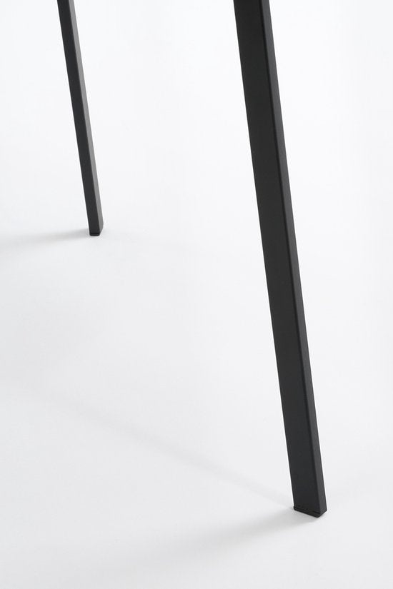 Mica Decorations Table d'appoint d'extérieur Seatle - H58 x Ø38 cm - Métal - Noir
