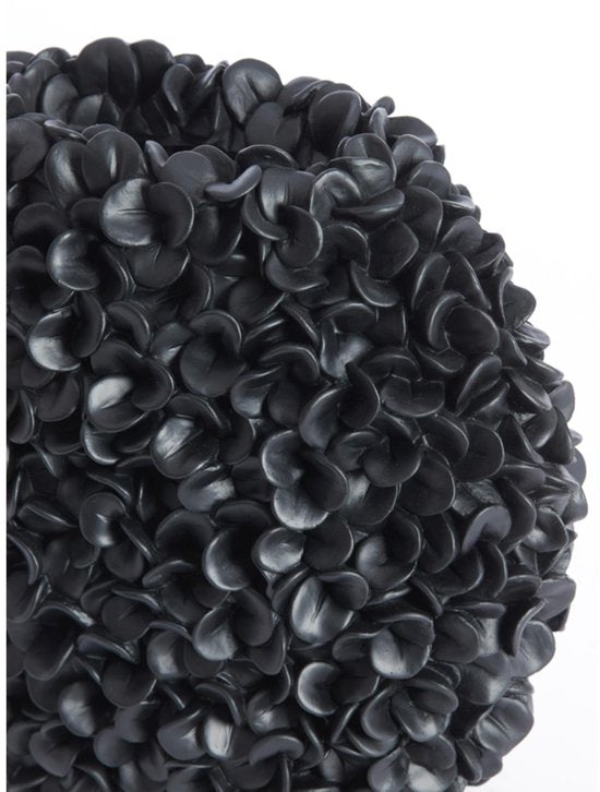 Light & Living Vase Phylia - Noir - 52x23x46.5cm - Plastique - Moderne - Vase à fleurs - Décoration intérieure - Vase décoratif pour le salon ou la chambre à coucher
