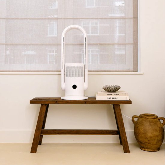 Purificateur d'air, ventilateur et chauffage 3-en-1 - 2000W - Filtre Hepa 13 - Télécommande et application incluses - Chauffage - Purificateur d'air - Samako