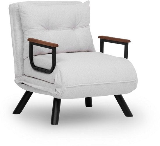 Asir - Canapé lit - Canapé lit - 1 place - Crème