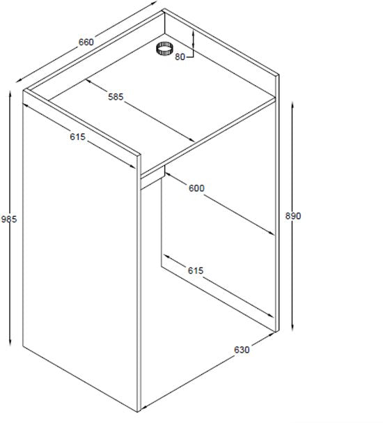 Armoire pour lave-linge - armoire pour lave-linge - meuble pour lave-linge - blanc