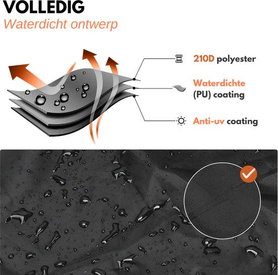 Vertrex Universal Bicycle Cover - Ultra Strong & Waterproof Oxford - Convient pour 1 à 2 vélos - Inclut un sac de rangement