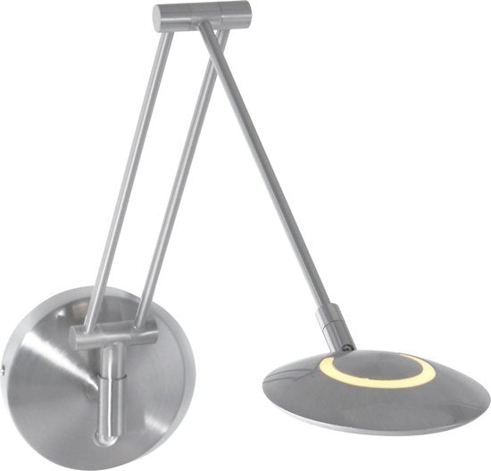 Steinhauer Zodiac LED - Applique moderne - Acier - H:35cm - Universelle - Pour l'intérieur - Métal - Appliques - Chambre à coucher - Salon