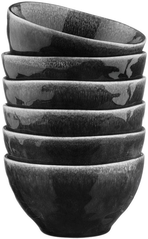 Bol MOON Ø14,5cm - 6 pièces - Encre