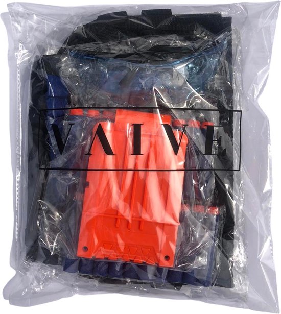 VAIVE Gilet tactique pour Nerf - Inclut des fléchettes et un chargeur pour les pistolets