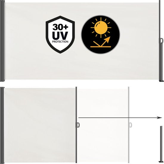 Paravent Casaria Nosara - 180x300cm extensible - Crème