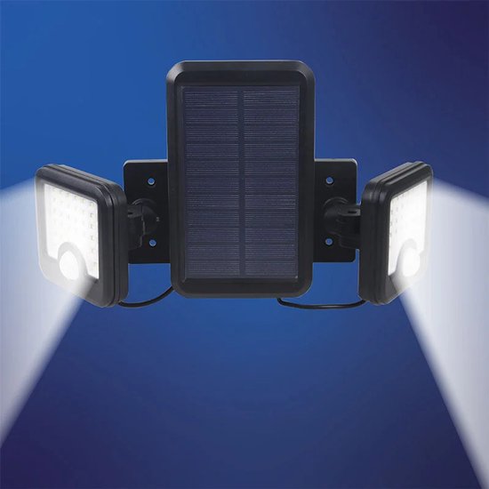 Lampe d'angle solaire - Lumière extérieure automatique - Sans câble - Eclairage d'ambiance pour jardin et clôture