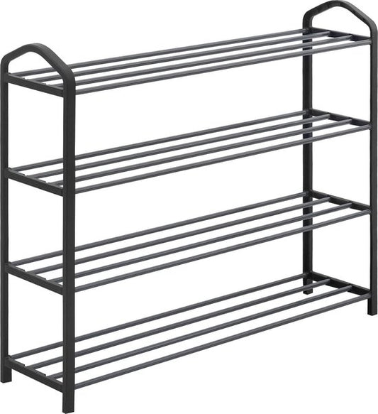 Rangement pour chaussures - Rangement pour chaussures - Support pour chaussures - Etagère pour chaussures - Rangement pour chaussures - Présentoir pour chaussures - Gris - 79x19.5x62cm
