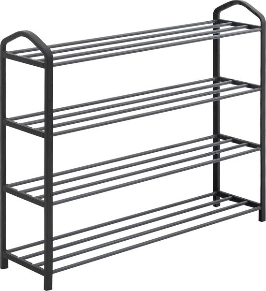 Rangement pour chaussures - Rangement pour chaussures - Support pour chaussures - Etagère pour chaussures - Rangement pour chaussures - Présentoir pour chaussures - Gris - 79x19.5x62cm