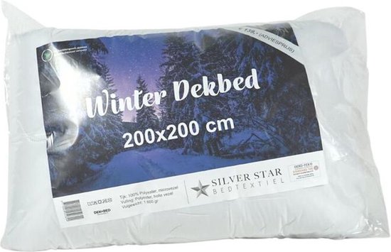Couette Silver Star Winter 200x200cm 100% polyester