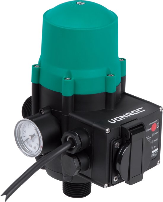 VONROC Pressostat / pressostat électronique - Plug & Play - Universel - Max. 1100W
