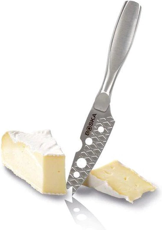Couteau à fromage Boska Semi-soft Mini Monaco+ No.3 - Couteau à fromage à pâte molle - Couteau à brie - acier inoxydable - Couteau à fromage lavable au lave-vaisselle - Ustensiles de cuisine - Accessoires de cuisine - Garantie 10 ans