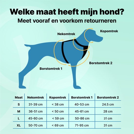 Harnais pour chien Jake et Jacky - Harnais anti-traction - Harnais pour chien - Harnais Y pour chien - Réfléchissant - Noir - Taille XL