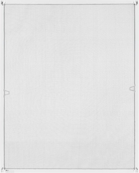 Moustiquaire / Brise-vue / Persienne - 110 x 130 cm - Blanc - Matériel de fixation inclus