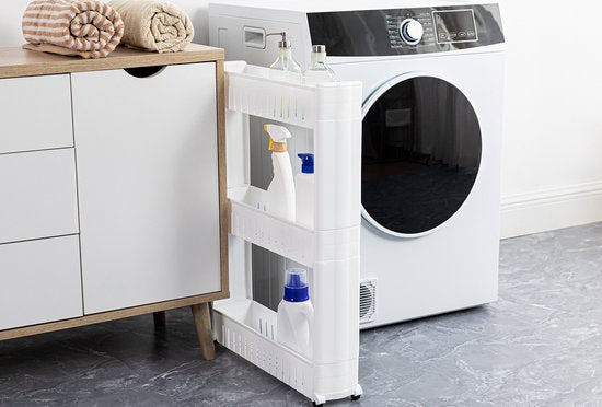 Home&Comfort Chariot de cuisine à roulettes - Rangement compact - 3 étages