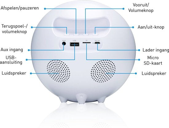 Réveil lumineux - Grundig - avec radio FM - Réveil lumière avec simulation lever de soleil - Réveil Numérique - 10 sons naturels