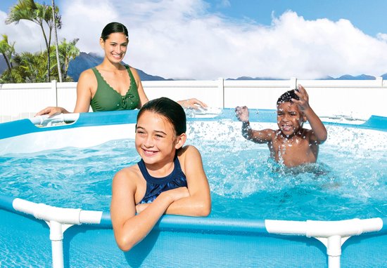 Intex Beachside Metal Frame™ Pool - Piscine instantanée - Ø 305 x 76 cm