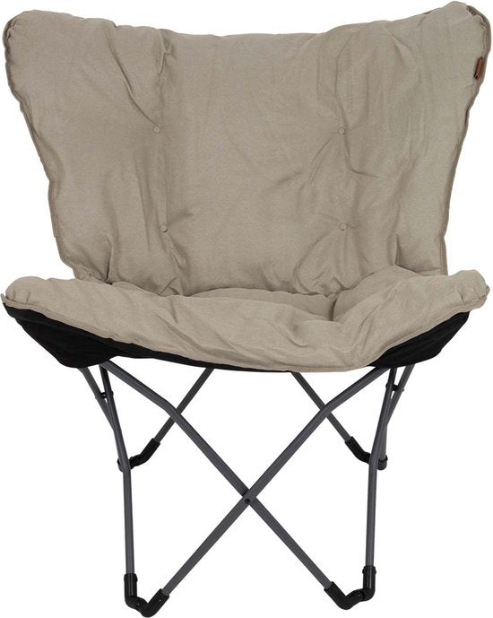 Bo-Camp - Urban Outdoor - Chaise papillon - Redbrigde - L - Polyester Oxford - Beige