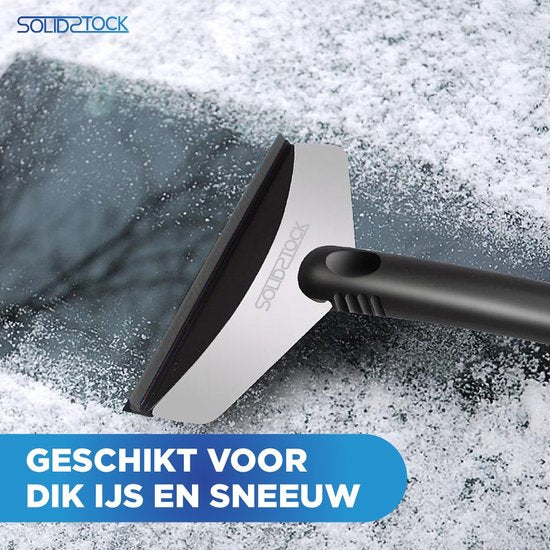 SolidStock Grattoir à glace voiture - Extra large - Grattoir à vitre - Design ergonomique