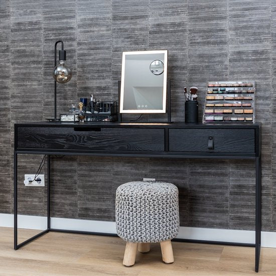 Mirlux Make Up Hollywood Mirror with Lighting (44x30cm) - Vision - Lumière LED dimmable - Blanc