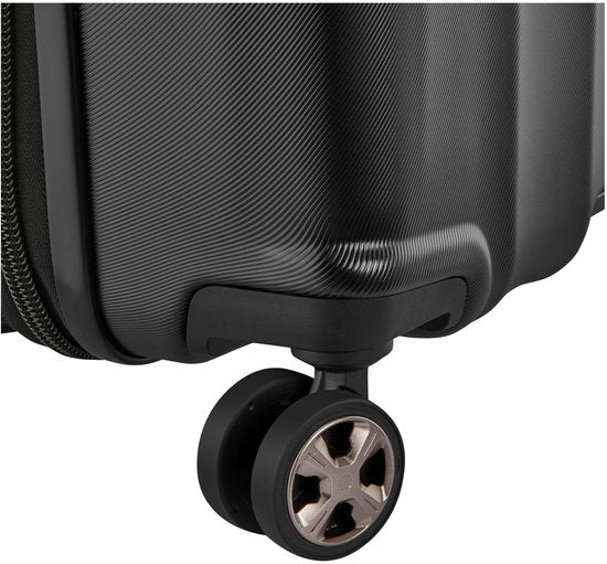 Delsey Carousel 2 Valise de voyage 67 cm extensible - 69L - 4 kg - Polycarbonate - Serrure TSA - Zip SECURITECH® 2 - Garantie 5 ans - Noir