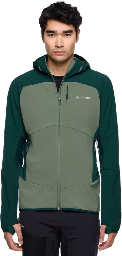 VAUDE Men's Larice Jacket V, Jacket, outdoor jacket, hooded, softshell jacket, windproof, Men's, Outdoor Jacket