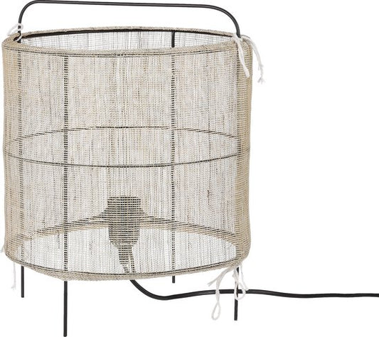 Mica Decorations Lampe à poser Paros - H37 x Ø29,5 cm - Beige