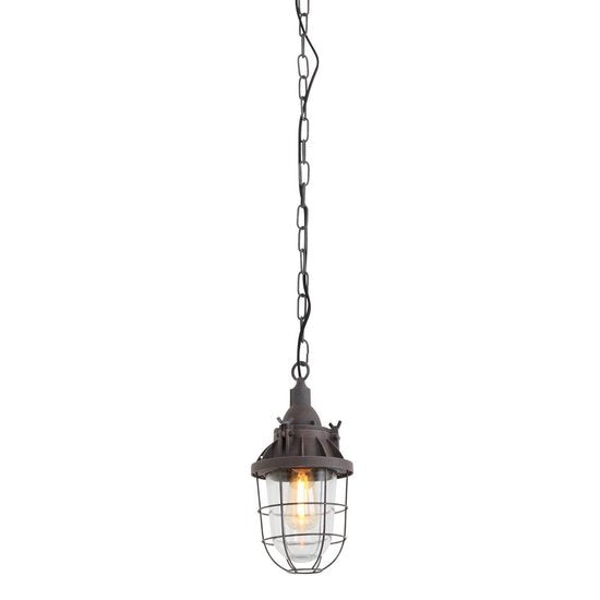 Lampe suspendue Mexlite Ebbe - Gris
