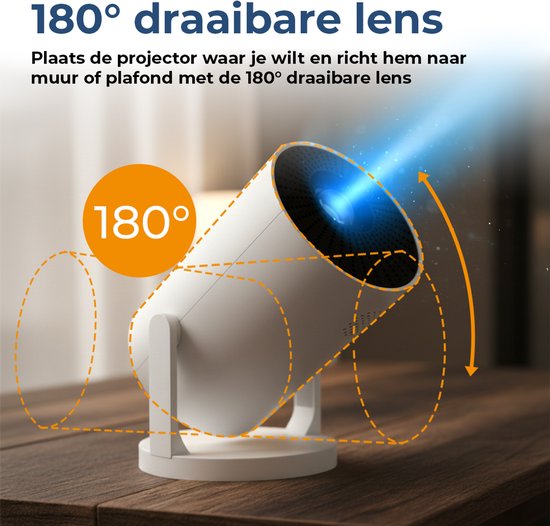 Denver Mini Beamer - HD Ready 1080*720P - 120 ANSI Lumen - Projecteur - Home Cinema - HDMI - USB-C - PR1500