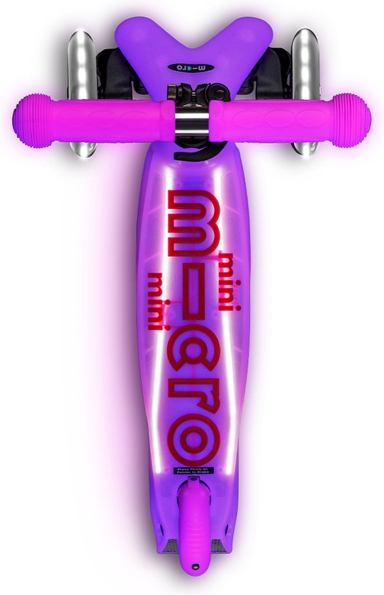 Micro Mini Deluxe LED Scooter - Scooter Glow Plus pour les enfants de 2 à 6 ans - max 50 kg