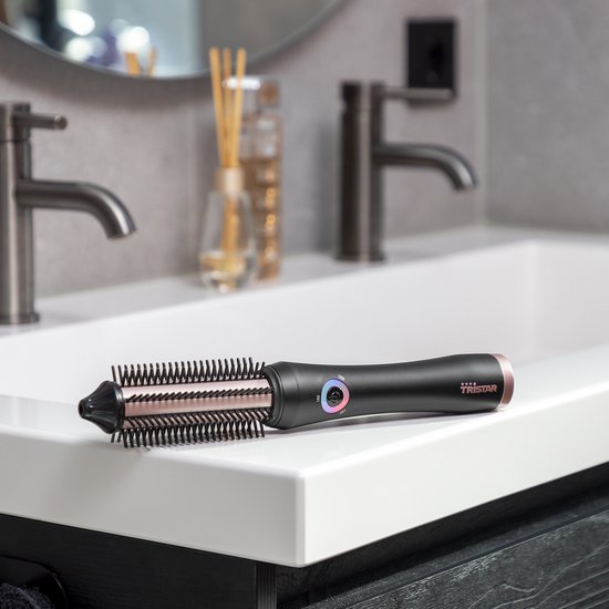 Tristar HD-2503 - Brosse thermique 3 niveaux de température - Revêtement céramique - Sans fil - Format voyage