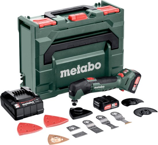 Metabo PowerMaxx MT 12 613089510 Outil multifonctionnel sans fil 2 batteries incluses, chargeur inclus, mallette incluse 12 V 2 Ah A