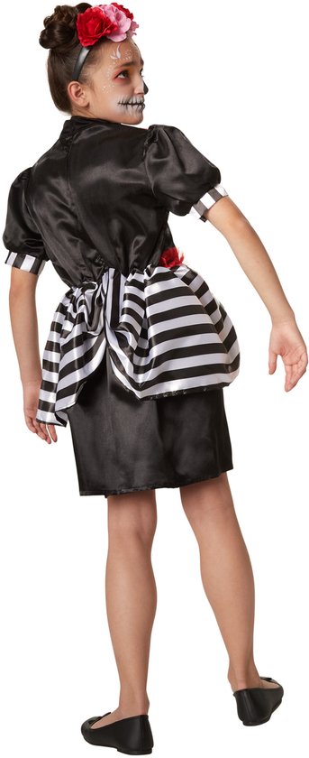 Dressforfun Creepy skeleton lady 104 (3-4y) - déguisement halloween costume de fête carnaval costume de fête carnaval - 301985