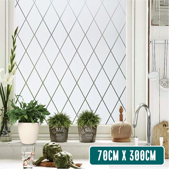 Homewell Film pour fenêtre HR++ 70x300cm - Solaire et isolant - Statique - Fenêtre