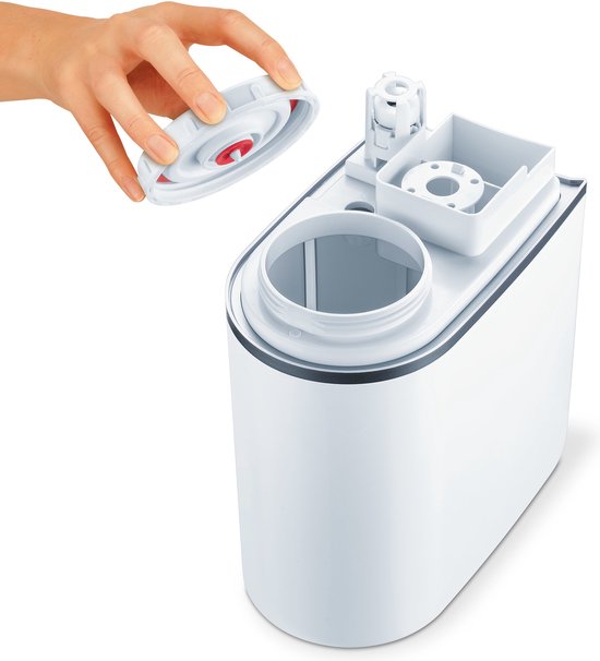 Beurer LB 45 Humidificateur - Ultrasonique - Aroma - Jusqu'à 30 m2 - Faible niveau sonore - Réservoir d'eau de 4 L - 2 buses de brumisation - Garantie 3 ans - Blanc