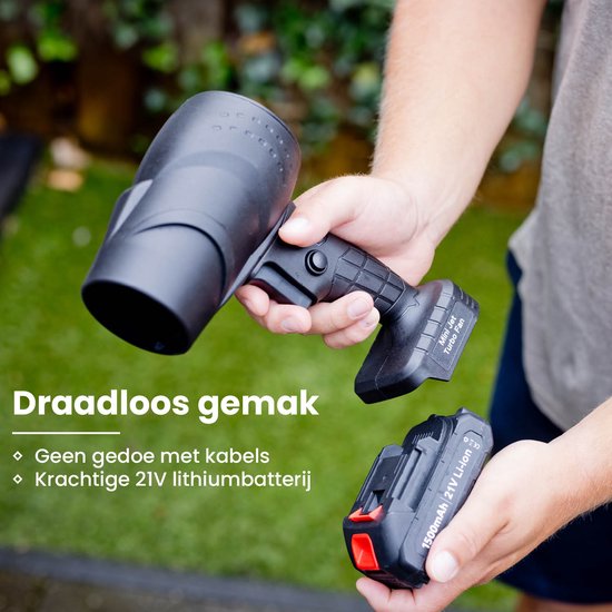 Nexxt Turbo Jet Blower Souffleur d'air - Turbo ventilateur sans fil - Dépoussiéreur d'air - Pistolet à air compatible avec d'autres batteries - 35,000 RPM - 550 G de pression d'air - 2000W