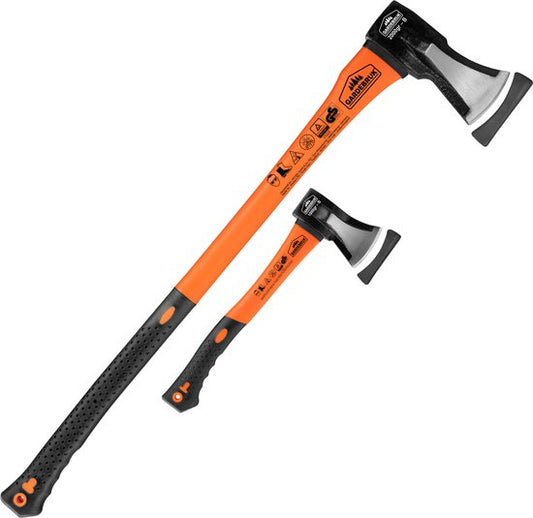 Couperet 3kg et hache 37cm avec manche en fibre - set de 2 pièces