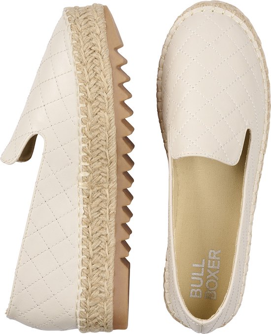 Bullboxer - Espadrilles pour femmes - Escarpins d'été et confortables - Beige - Taille 39